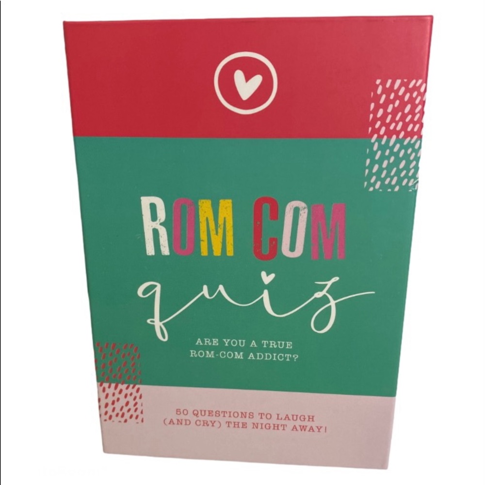 Romantic Comedy Quiz Game Rom Com Quiz 50 Quiz Cards 50 Questions